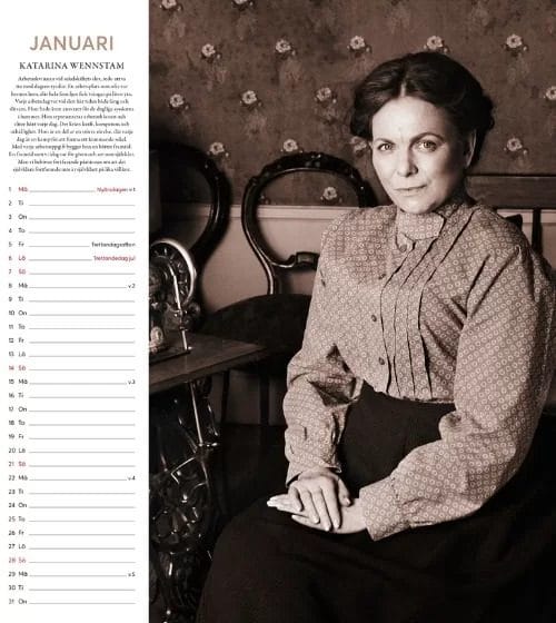 Sagolika Kvinnor kalender 2024