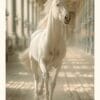 Lipizzaner Vit Hingst Spanska Ridskolan CRC Lipizzaner Hingst Poster Wienerskolan – Alla posters Roosmark av Caroline Roosmark