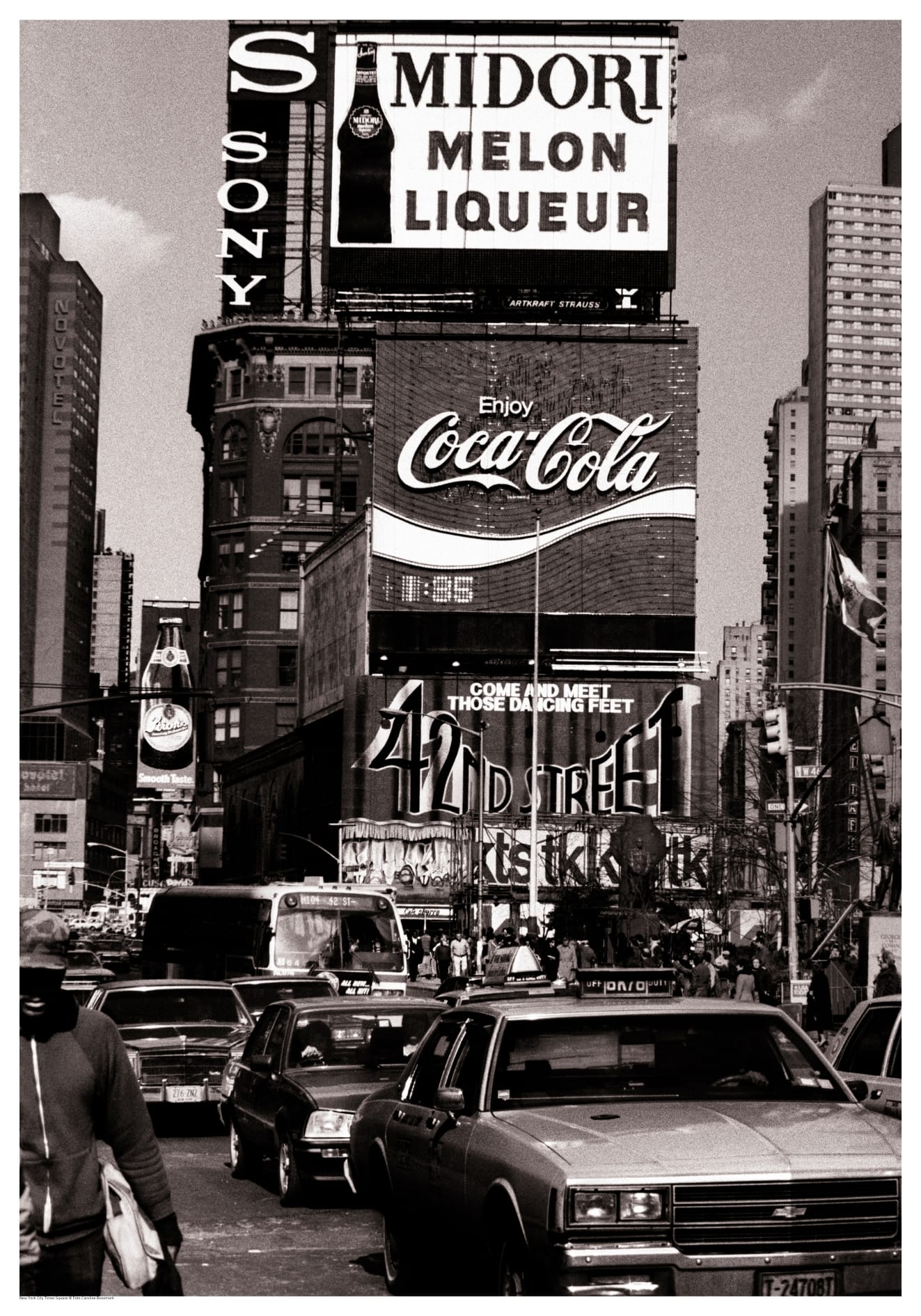 New York City Times Square © Foto Caroline — Hall poster
