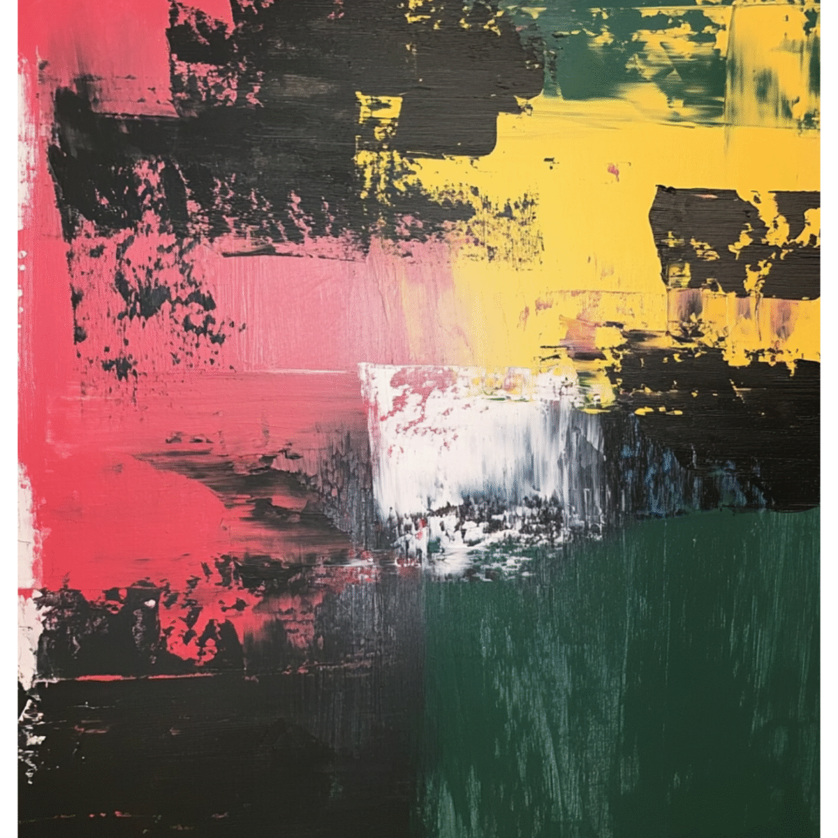 Abstrakt Konst Poster Färgglad Modern Abstrakt Måleri Poster