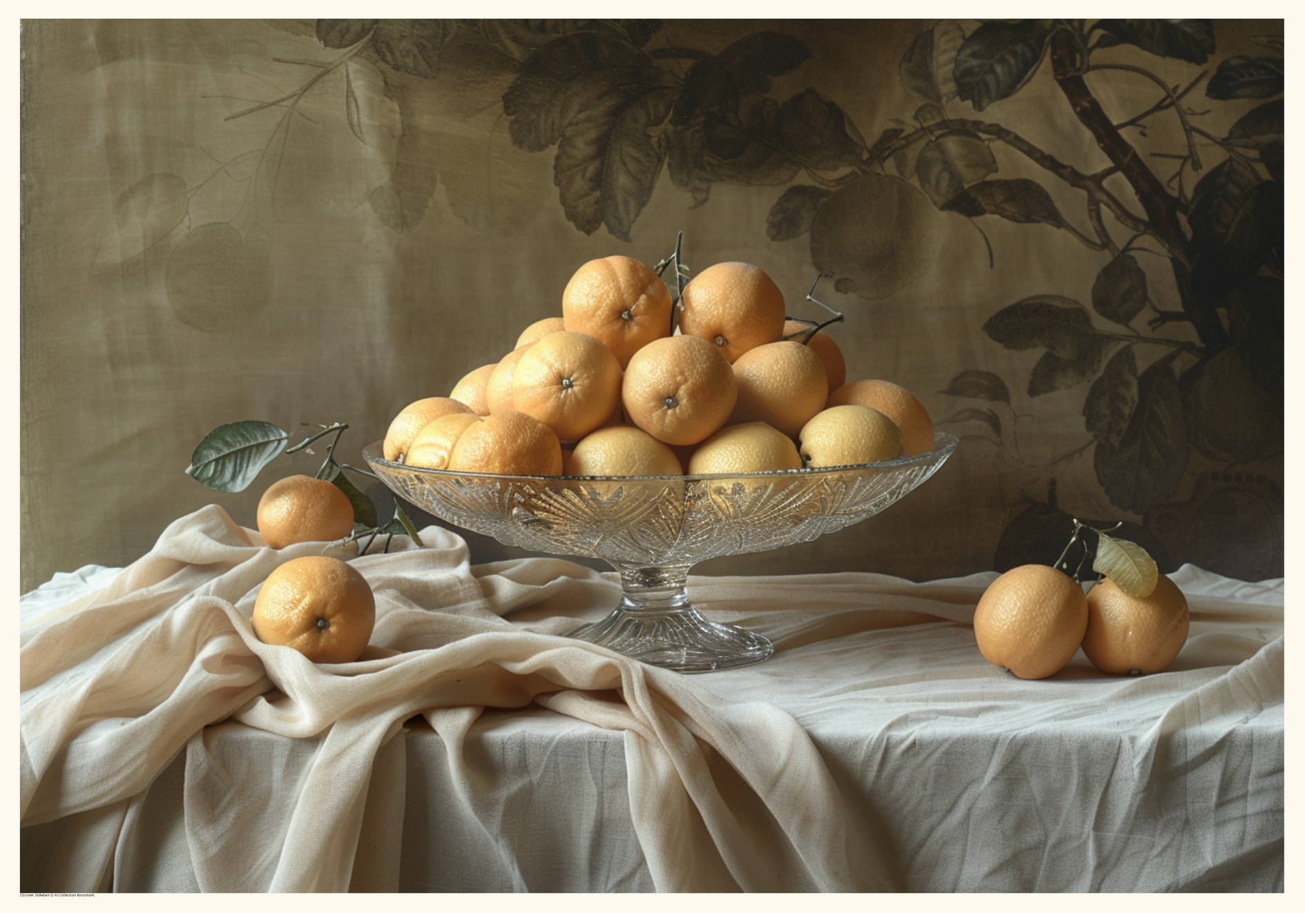 Citroner Stilleben Poster