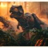 Dinosaurier Kometnedslag Poster