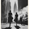 New York City Svartvit Poster 1958