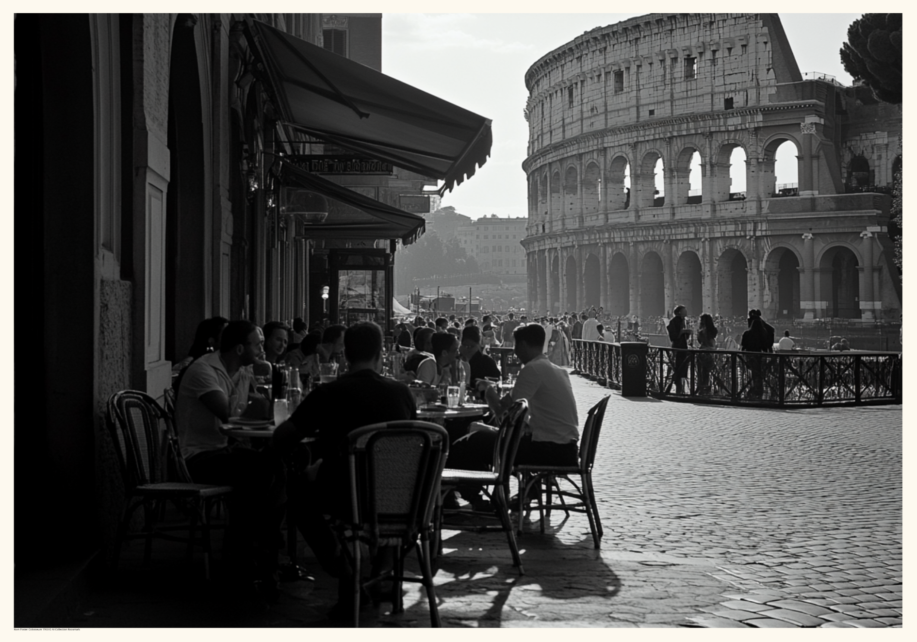 Rom Poster Colosseum 1963 © AI-Collection Roosmark Rom Poster Colosseum 1963
