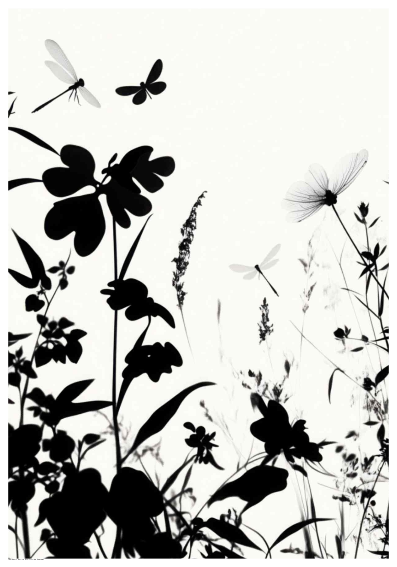 Sländor och Blommor Poster