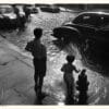 Street Shower New York City 1950 New York City 1950 Svartvit Poster