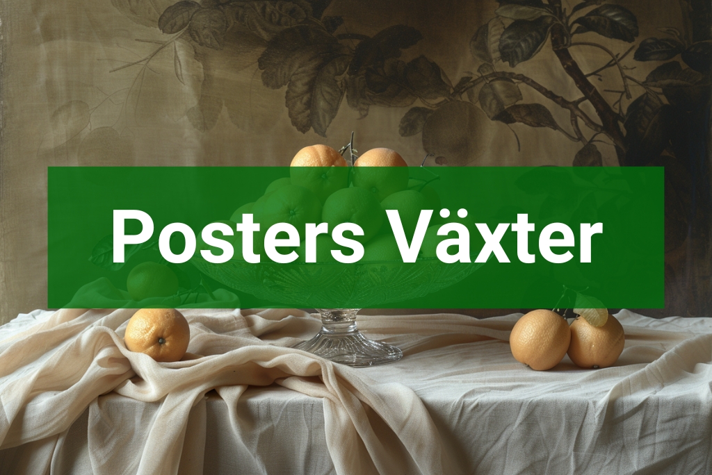 Botaniska Posters Växter
