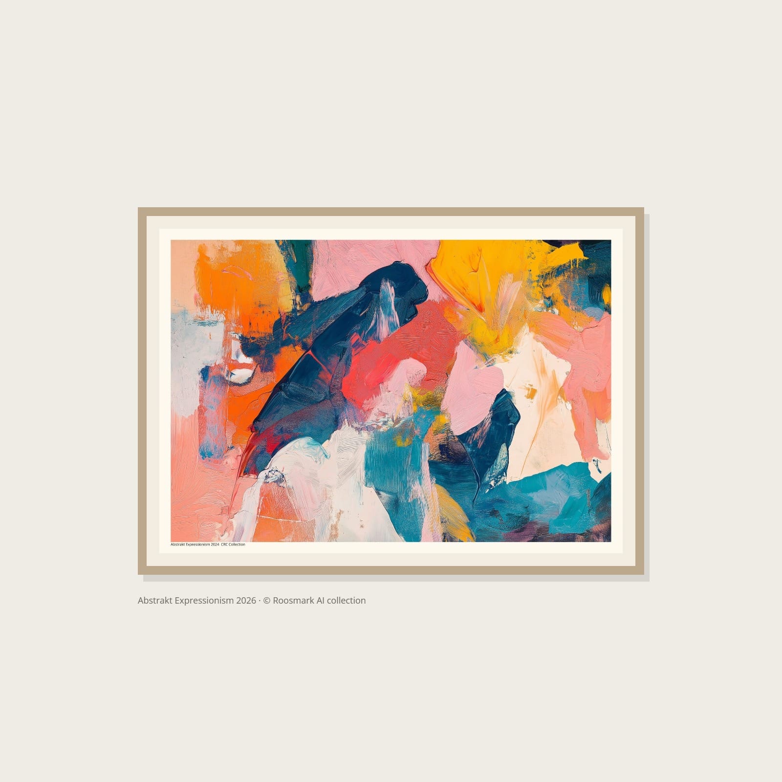 Abstrakt Expressionism Poster
