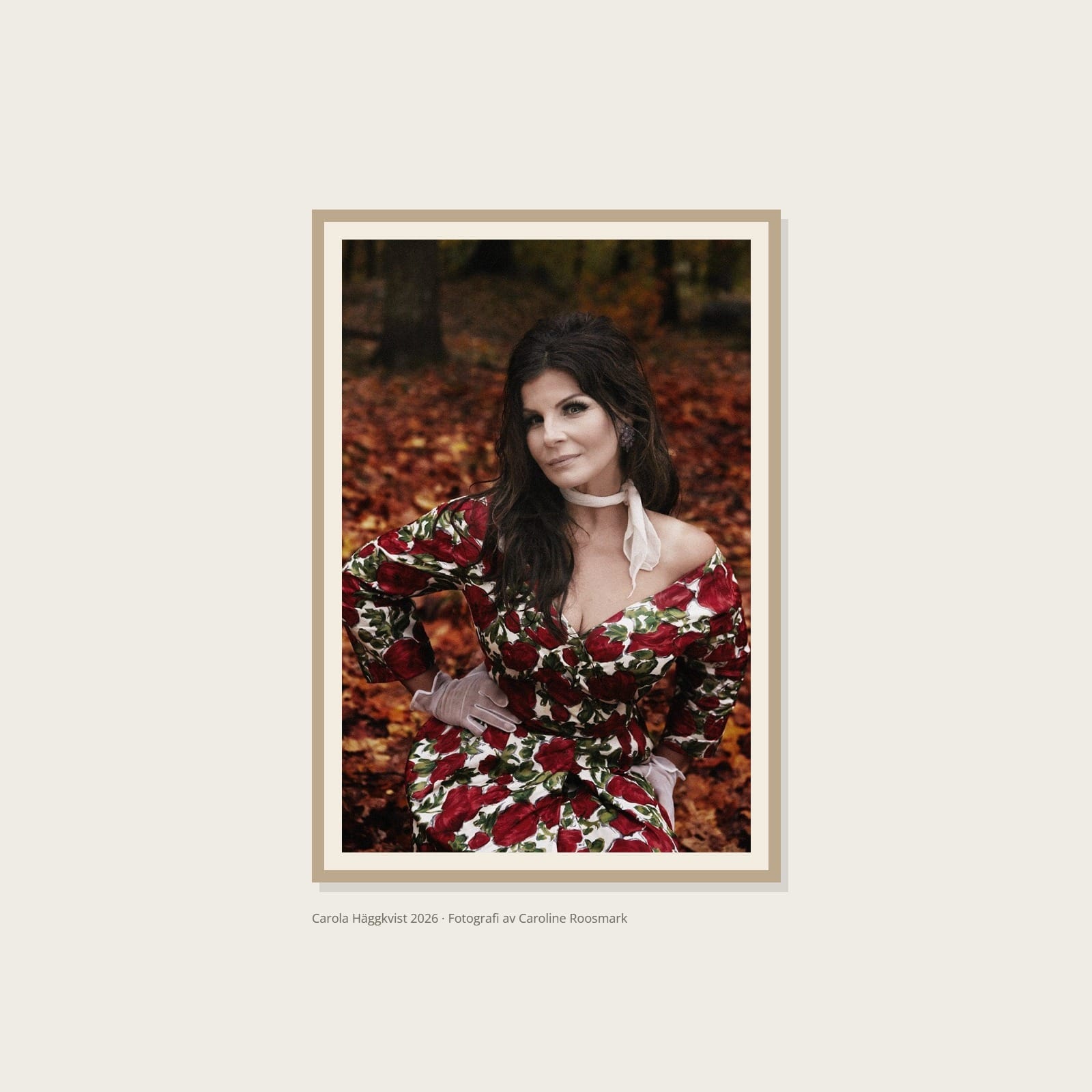 Carola Oktober liten korn Original Carola Häggkvist – Alla posters Roosmark av Caroline Roosmark