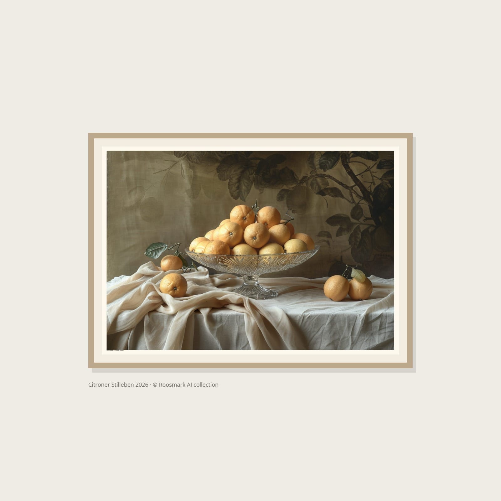 Citroner Stilleben-AI-Collection Roosmark (1) Citroner Stilleben Poster – Alla posters Roosmark av Caroline Roosmark