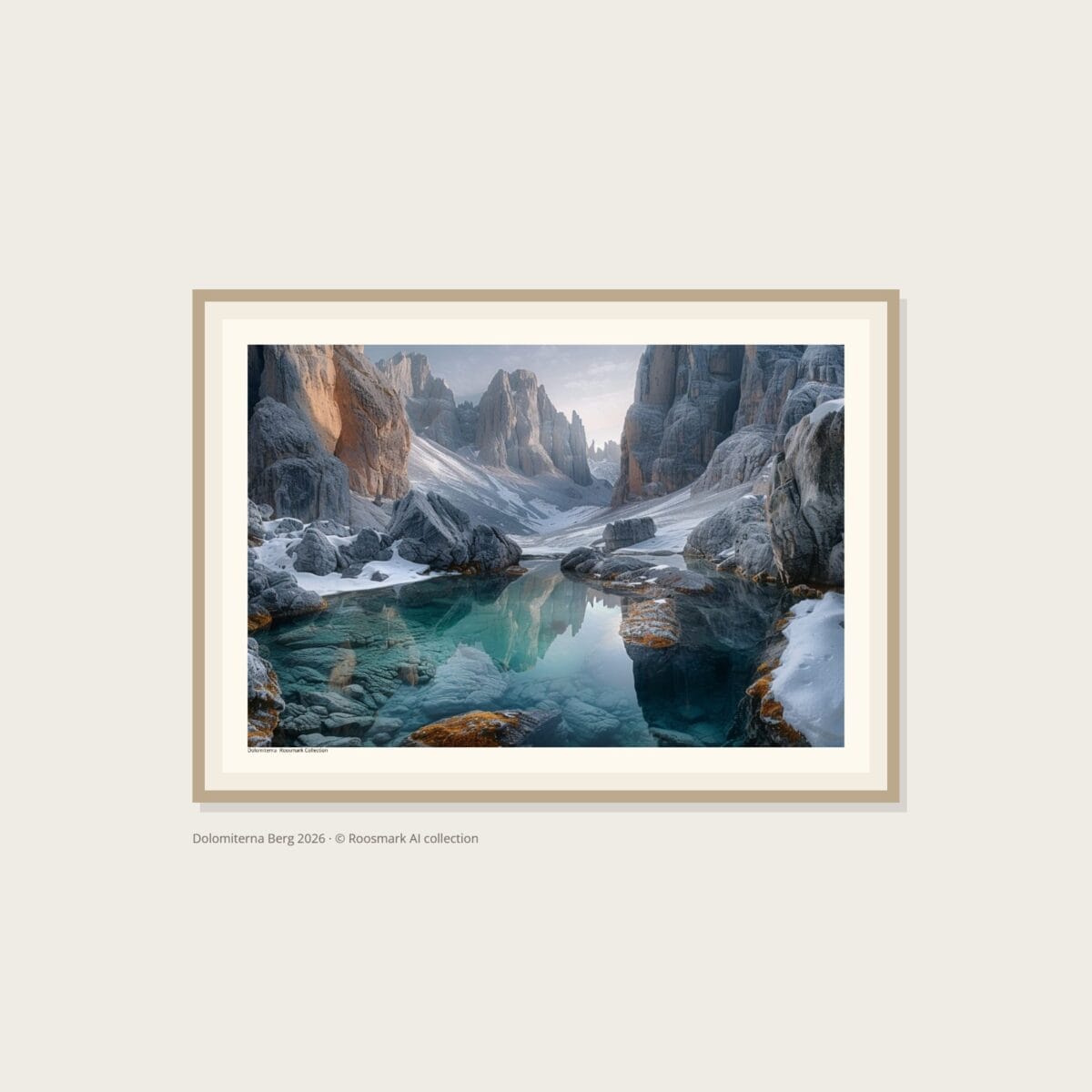 Dolomiterna Berg Poster – Alla posters Roosmark av Caroline Roosmark