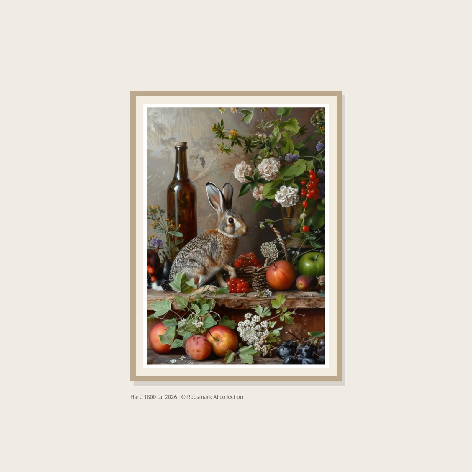 Hare 1800 tal Poster – Alla posters Roosmark av Caroline Roosmark