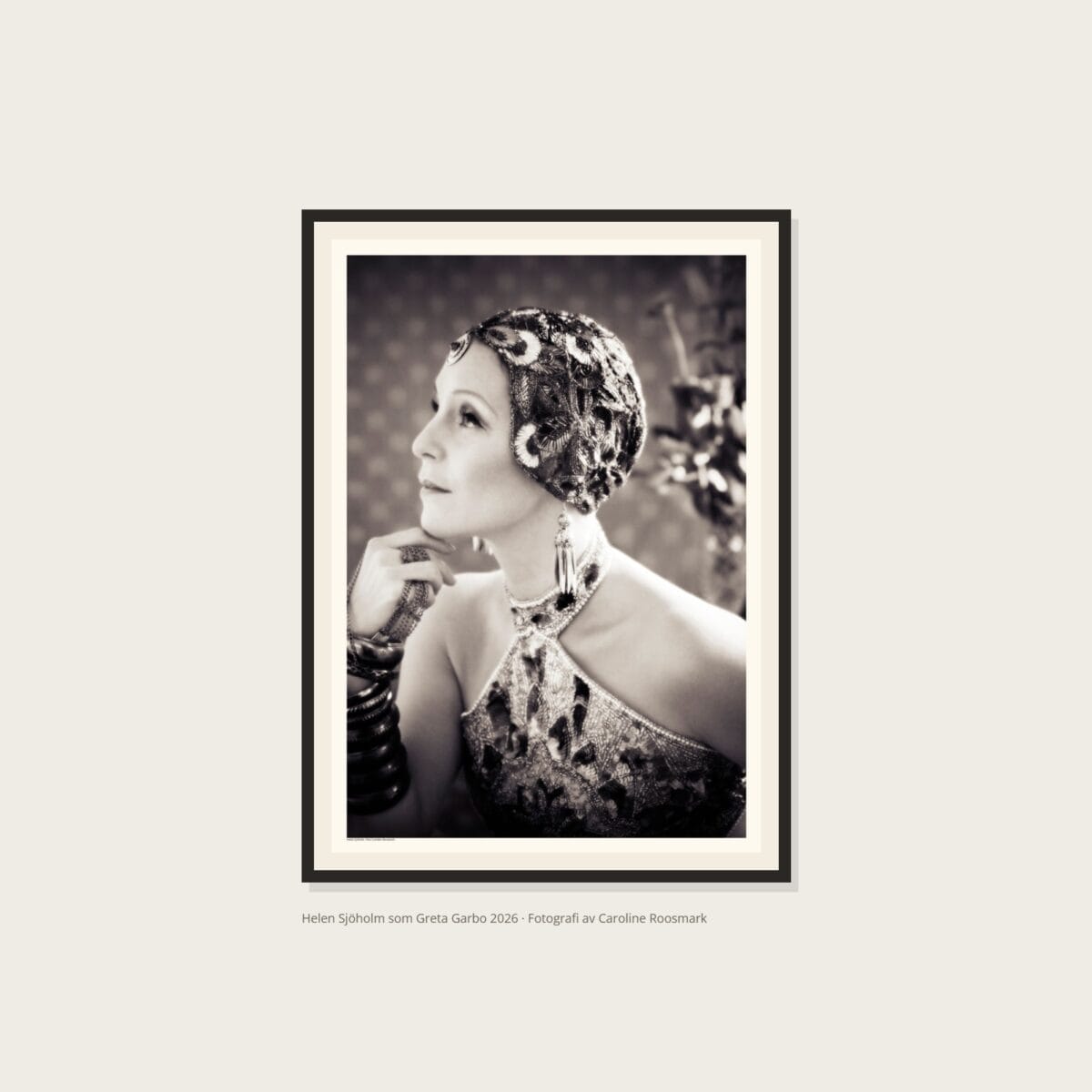 Helen Sjöholm som Greta Garbo Poster – Alla posters Roosmark av Caroline Roosmark
