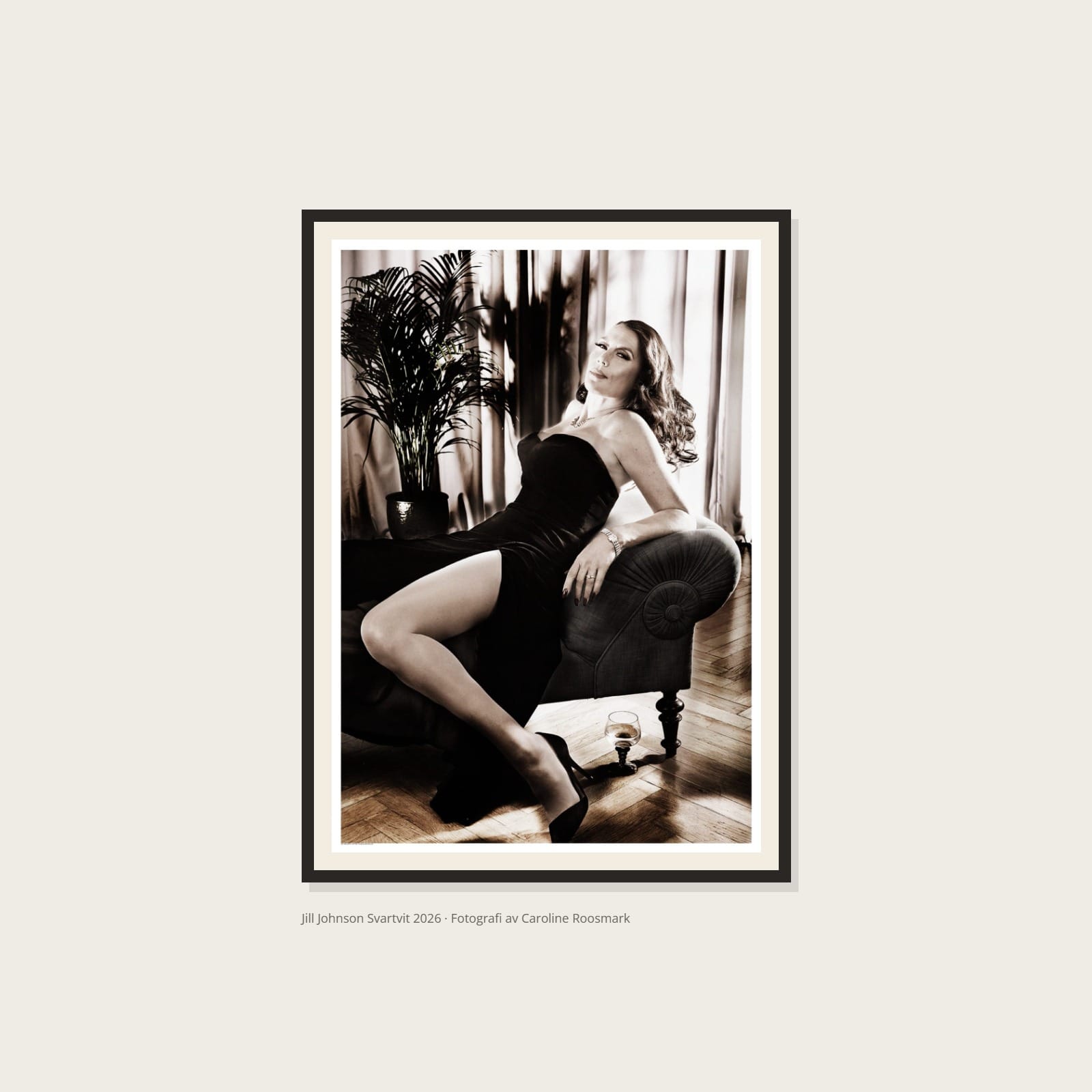 Jill Johnsson Jill Johnson Svartvit Poster – Alla posters Roosmark av Caroline Roosmark
