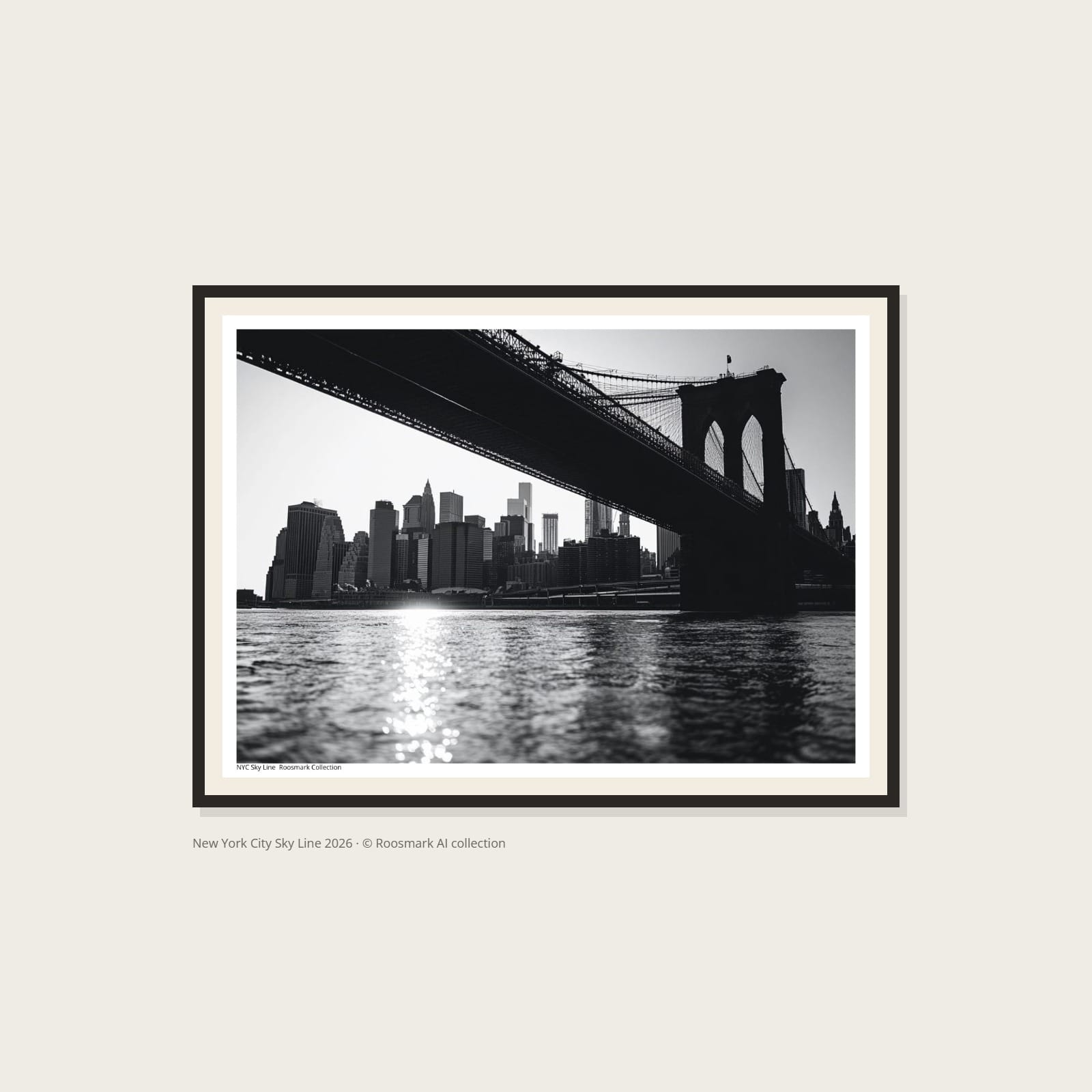 New York City Sky Line Poster