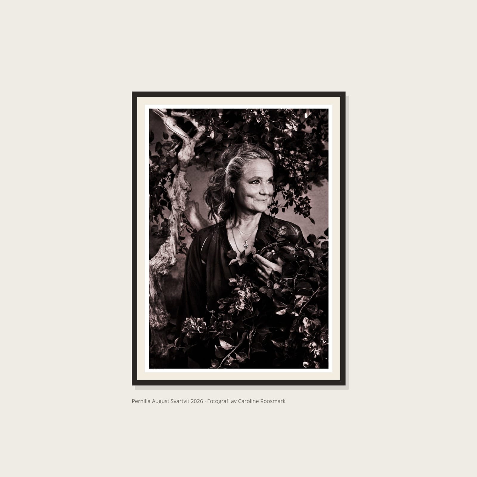 Pernilla August Svartvit Poster – Alla posters Roosmark av Caroline Roosmark