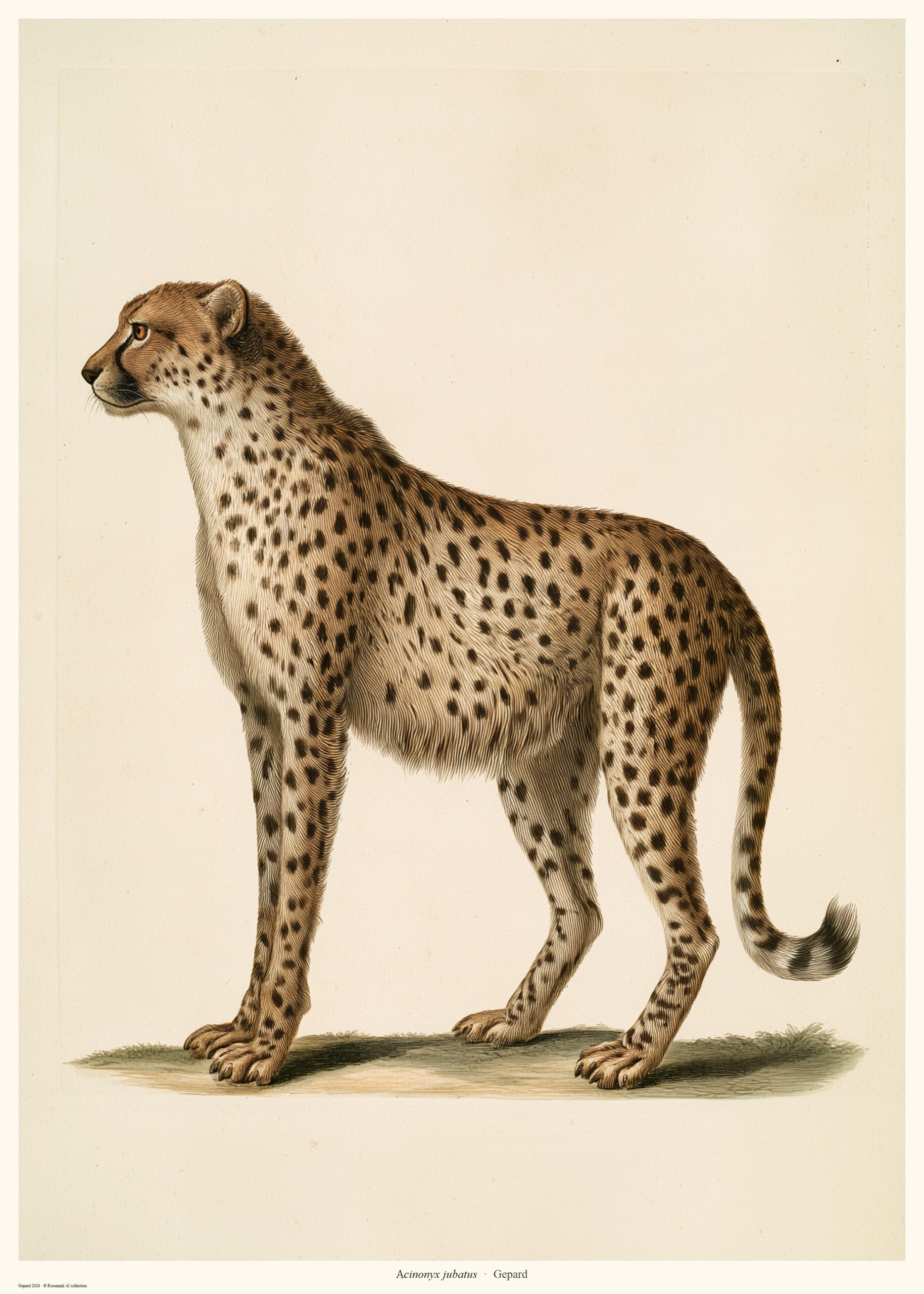 Gepard – AI-poster ur kollektionen Savann
