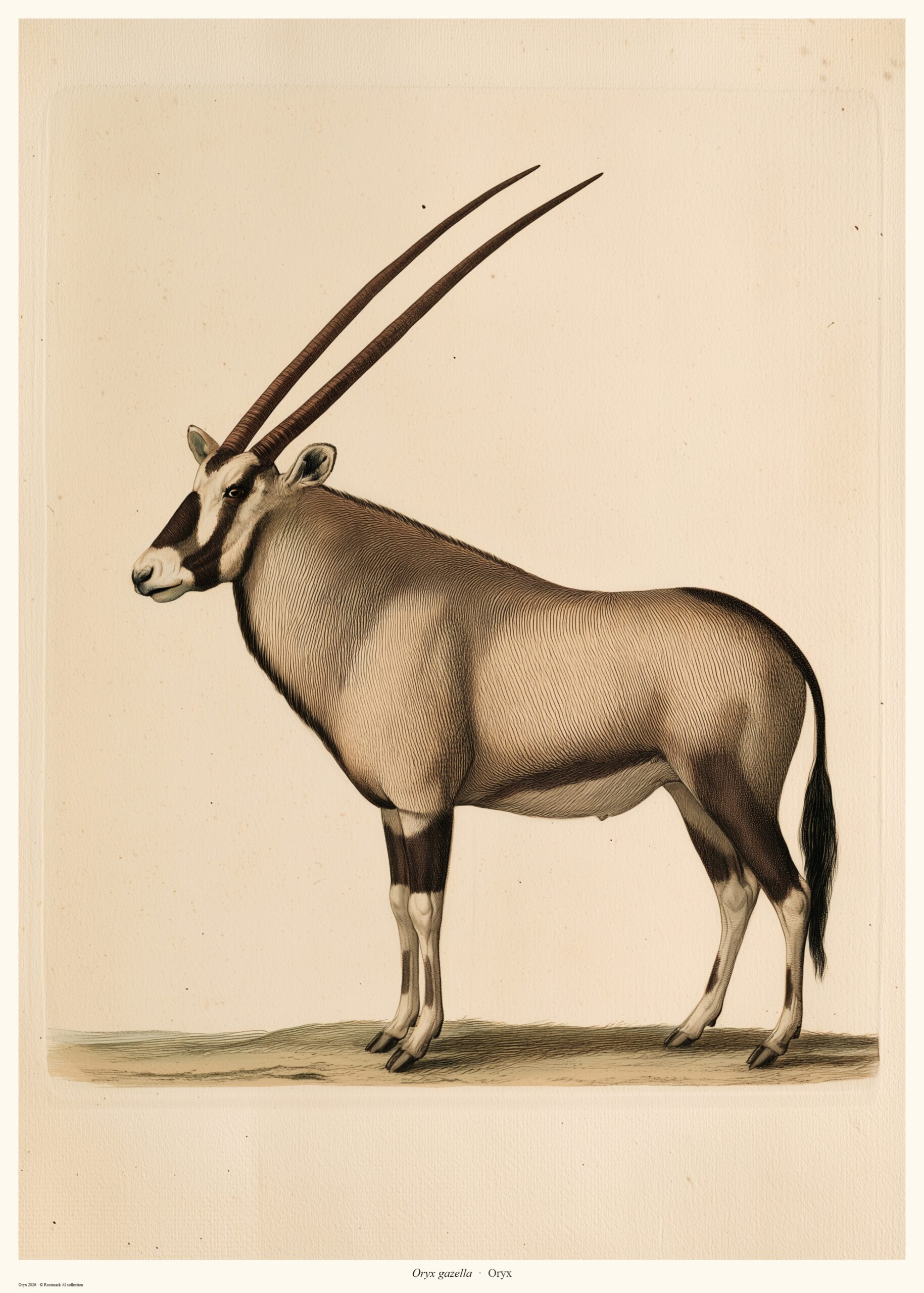 Oryx – AI-poster ur kollektionen Vattenrand