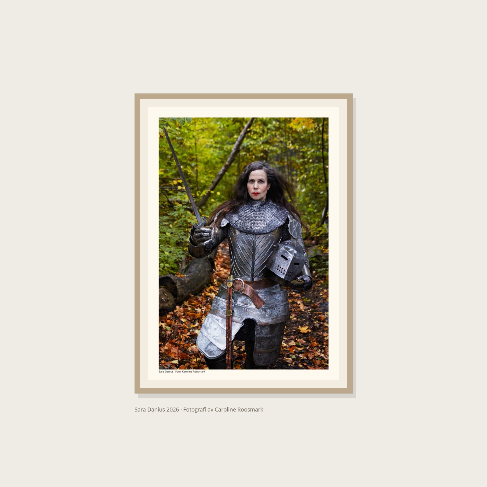 Sara D. Sagolika Kvinnor Posters CR Sara Danius Poster – Alla posters Roosmark av Caroline Roosmark