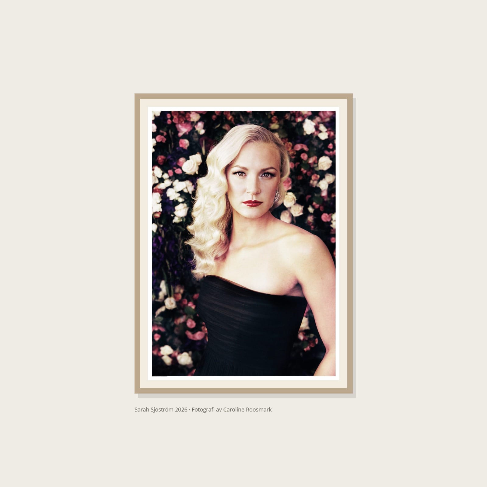 Sarah Sjöström Poster
