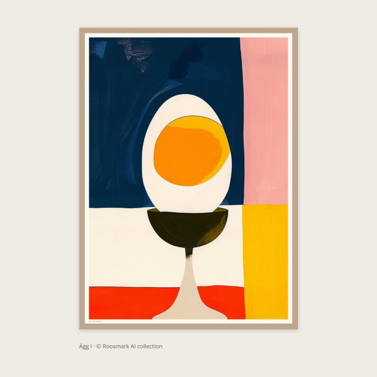 Ägg I – AI-poster ur Vägg Espresso