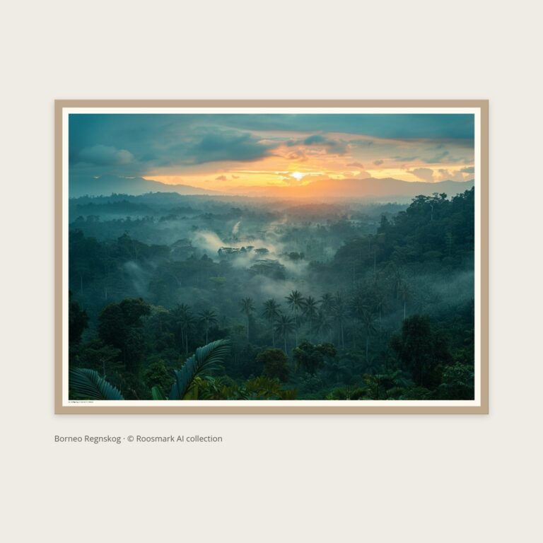 Borneo Regnskog – AI-poster ur Vägg Lagun