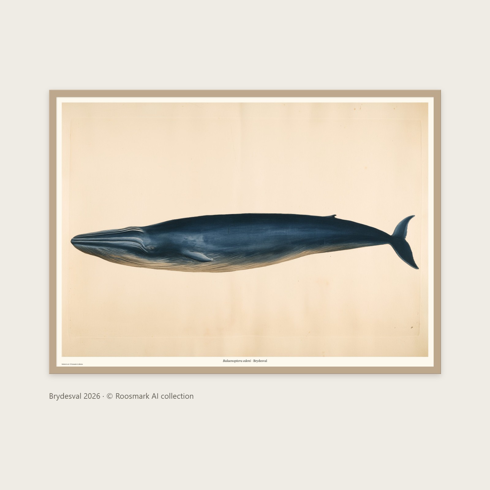 Brydesval – AI-posters av Caroline Roosmark