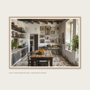 Cucina Toscana Poster Kök