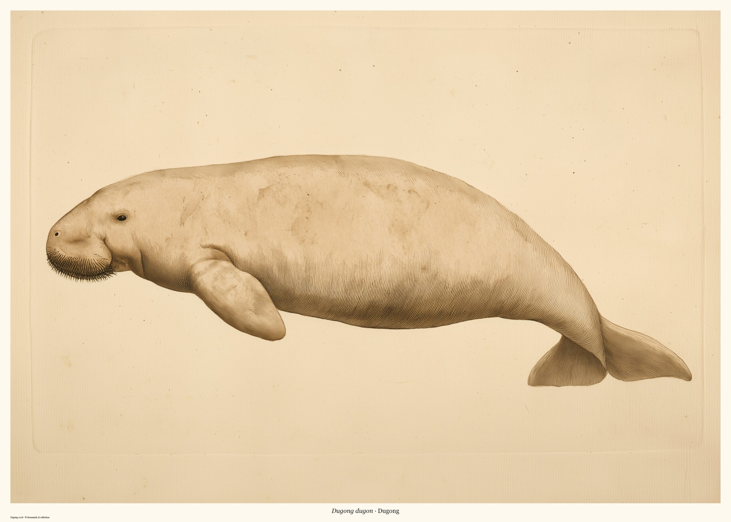 Dugong – AI-poster ur kollektionen Skäret