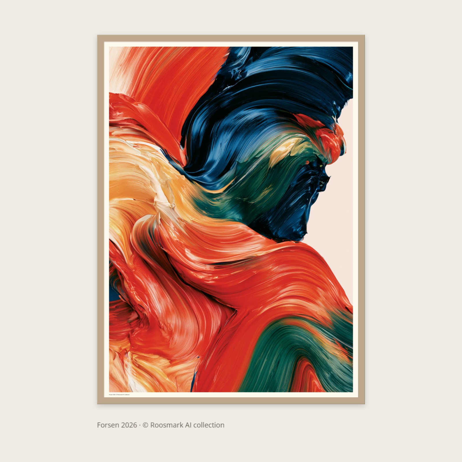 Forsen Poster – Abstrakta posters av Caroline Roosmark