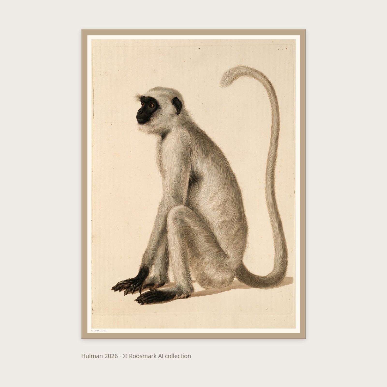 Hulman – AI-posters av Caroline Roosmark