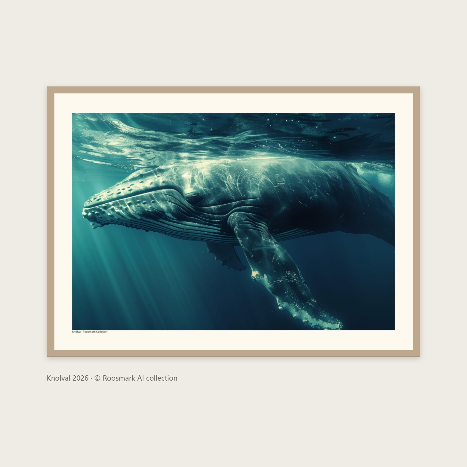 Knölval Poster – Konstfotografi av Caroline Roosmark