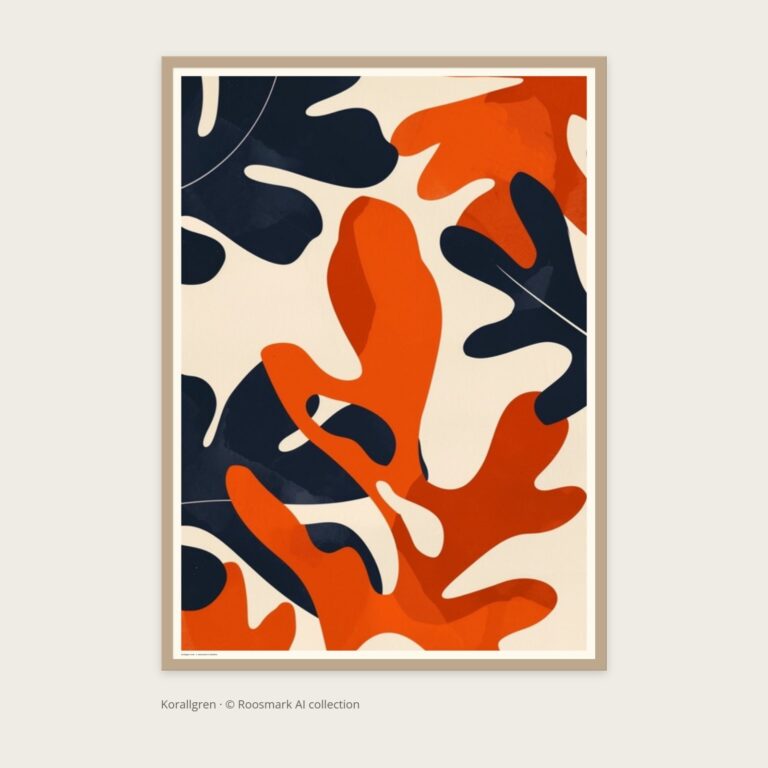 Korallgren – AI-poster ur Vägg Rosso
