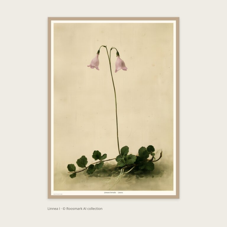 Linnea I – AI-poster ur Vägg Herbarium