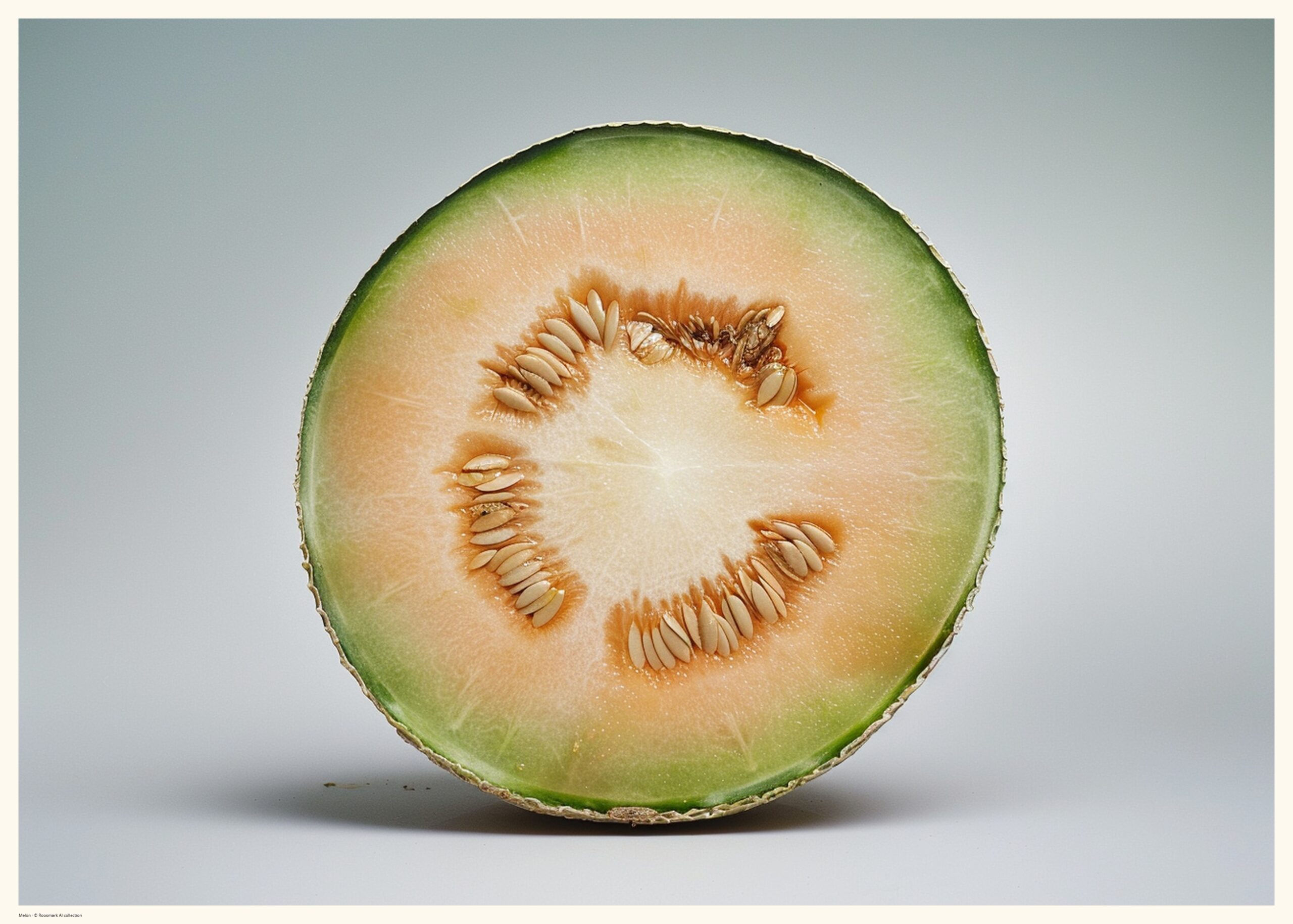 Halverad melon