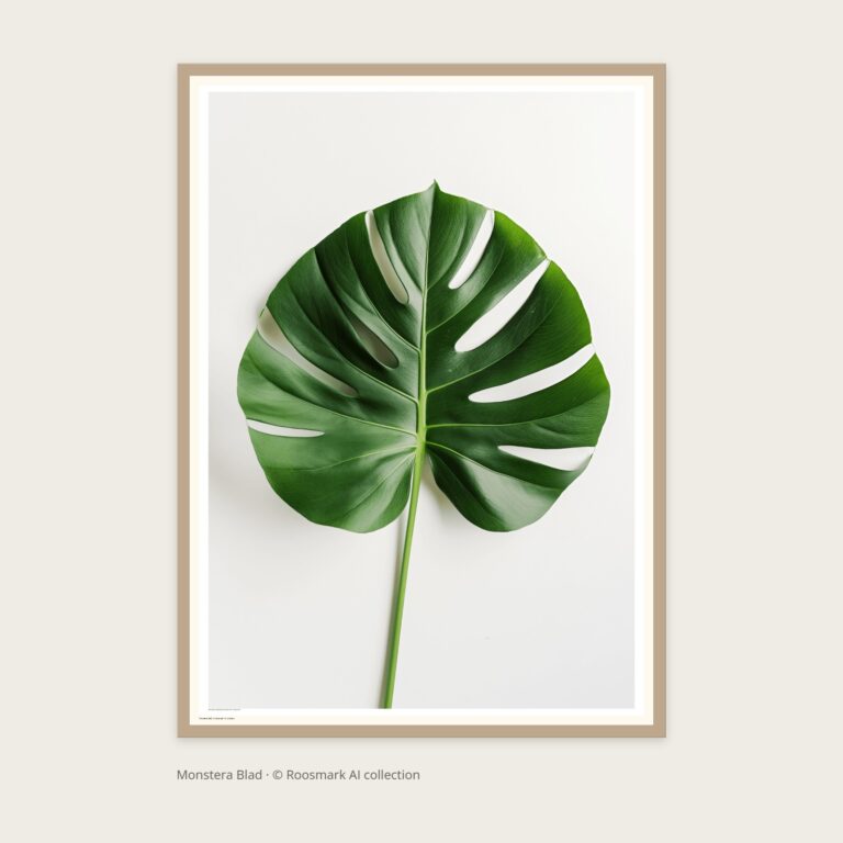 Monstera Blad – AI-poster ur Vägg Herbarium
