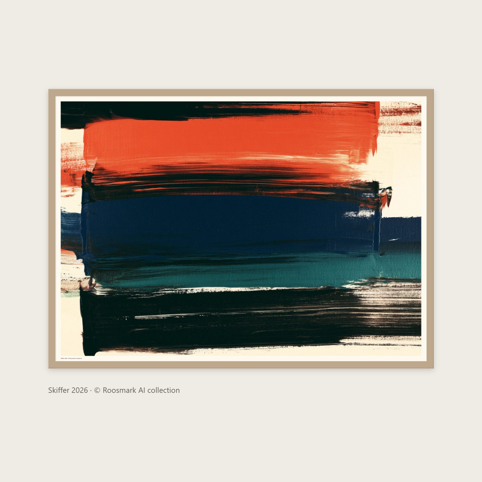 Skiffer Poster – Abstrakta posters av Caroline Roosmark