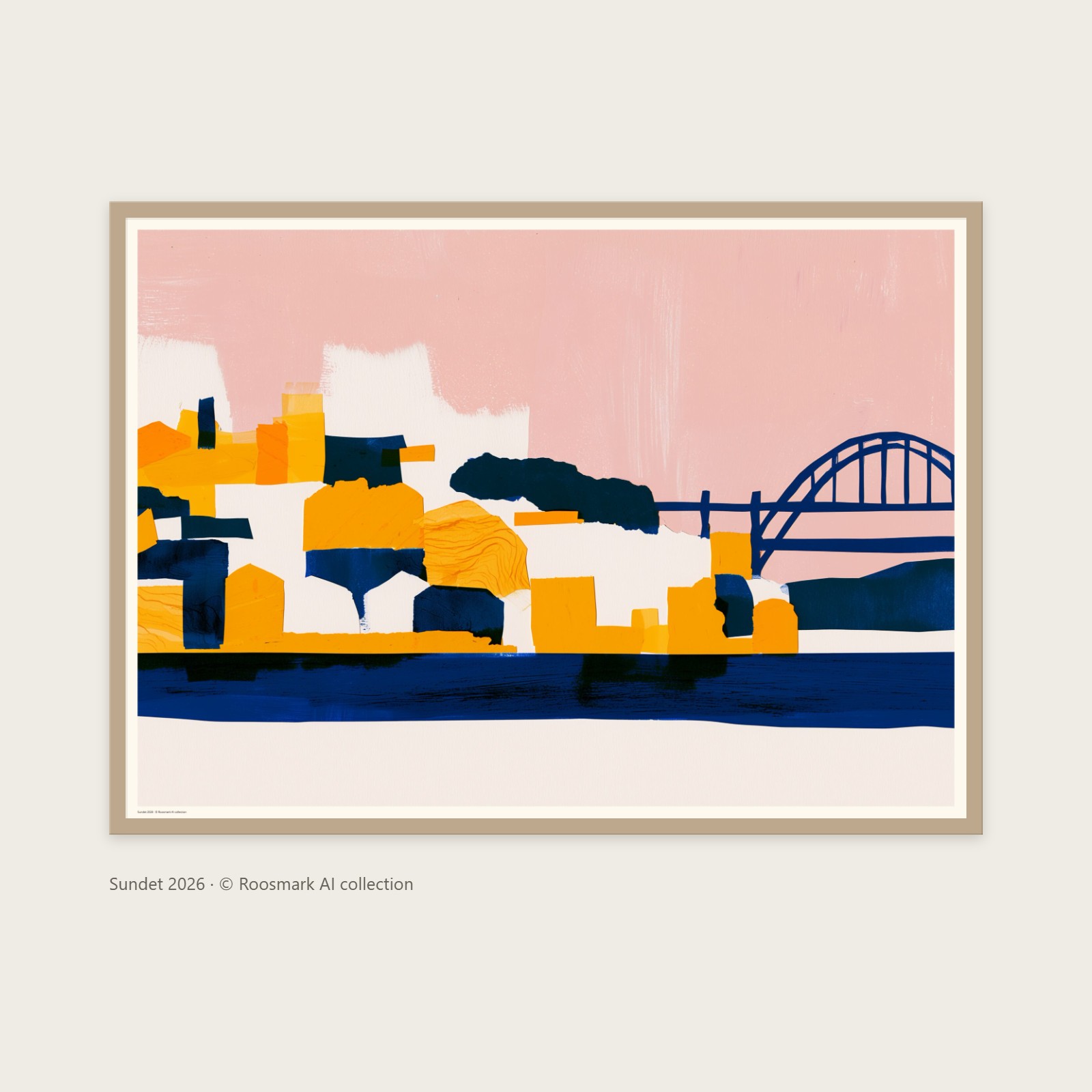 Sundet Poster – AI-posters av Caroline Roosmark