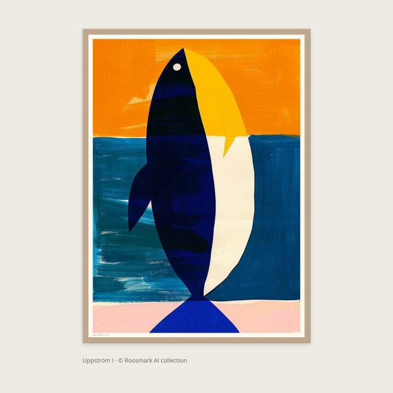 Uppström I – AI-poster ur Vägg Azur